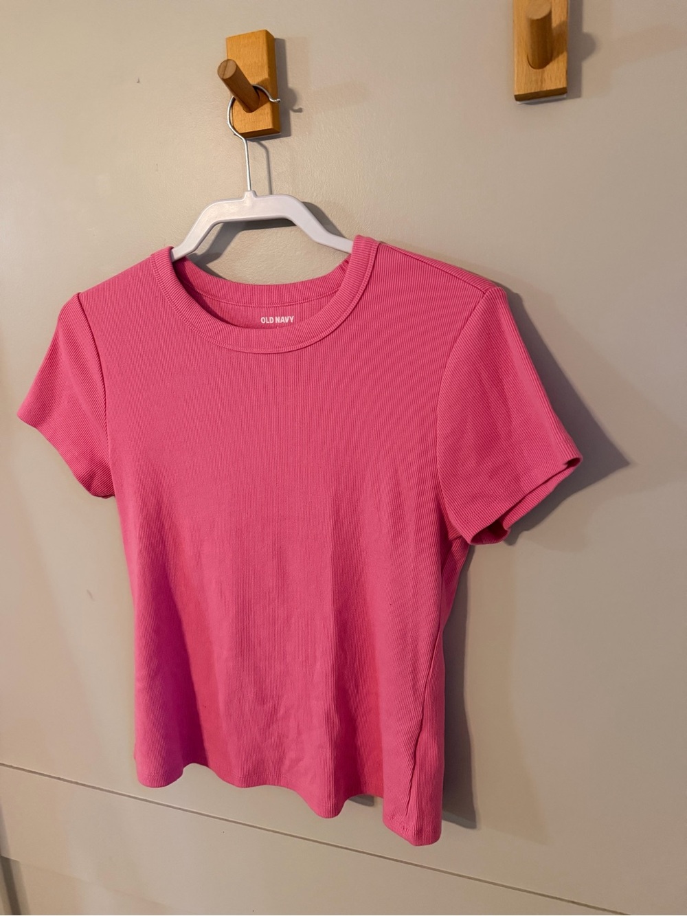 Old Navy Pink Short Sleeve Crew Neck Tee